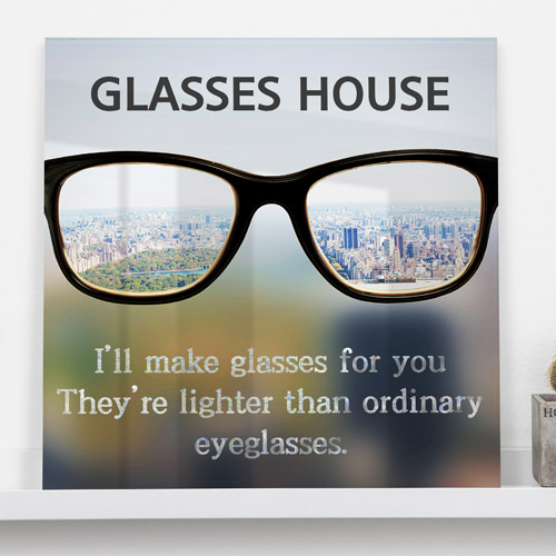 안경점 안경 안경원 뿔테 선글라스 인테리어 상업용 상업 눈 사진 이미지 벽걸이 아크릴 액자 데코 cj779-아크릴액자 밝은세상