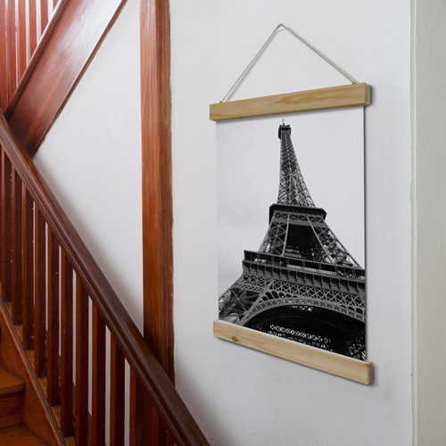 패브릭족자 우드스크롤 패브릭 인테리어 데코 포스터 에펠탑 프랑스 파리 탑 에펠탑 cc402-우드스크롤 40CmX60Cm-에펠탑