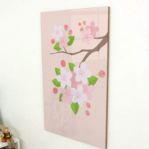 디자인액자 디자인소품 봄날 봄 벚꽃 패턴 꽃 분홍 cp316-아크릴액자 봄날의 벚꽃