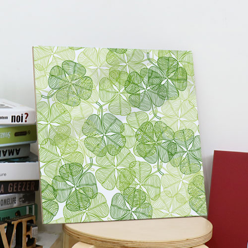 아크릴 액자 디자인 인테리어 일러스트 소품 식물 상징 패턴 cp618-아크릴액자 행운의네잎클로버