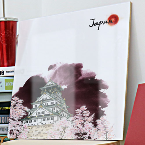액자 홈갤러리 홈데코 인테리어소품 소품 일러스트 수채화 그림 디자인 일본 여행 해외 타워 도쿄 성 온천 일식 관광지 명소 유명 가게 매장 상업용 실내꾸미기 im671-아크릴액자 수채화일본여행