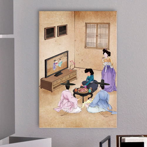 역사 전통 어우동 선비 노비 천민 아이들 조선시대 iw743-조선시대퓨전라이프 현대문물 중형노프레임