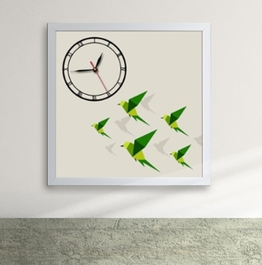 인테리어 벽시계 디자인액자시계 집들이선물 개업집선물 cx072-새처럼 날아올라 액자시계
