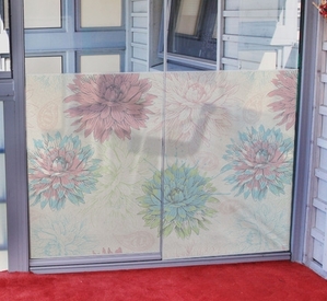 창문시트지 유리창문시트지 유리창시트지  cj156-꽃무늬패턴2