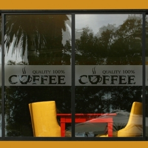 커피숍유리시트지 카페시트지 카페유리썬팅 카페유리창시트지 ch197-커피타이포라인(coffe typo line)반투명시트지