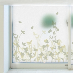 카페시트지 썬팅 유리창시트지 창문시트지 유리창문시트지  ph123-풀잎이피어있는정원