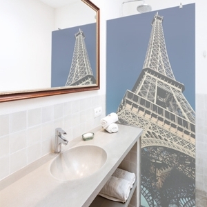 거실창문시트지 카페유리시트지 거실유리시트지 에펠탑시트지 ch312-에펠탑의웅장함
