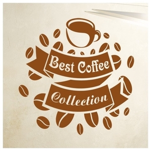 커피콩 커피빈 카페 커피숍 포인트 스티커  맞춤 제작 cb348-커피컬렉션