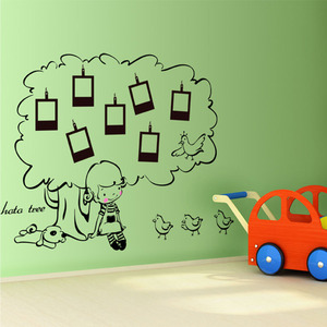어린이집 벽면환경구성 어린이집시트지 어린이집벽면스티커 im059-희망이 자라나는 포토나무