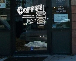 커피숍유리창스티커 까페유리창스티커 커피숍시트지 카페시트지  유리창인테리어 ic001-커피와함께