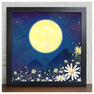 달액자 moon 달 보름달 인테리어액자 cw181-밤하늘의달풍경