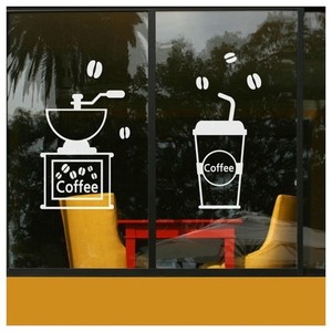 카페스티커 까페 시트지 커피숍 스티커 ck006-커피아이콘(대형) 