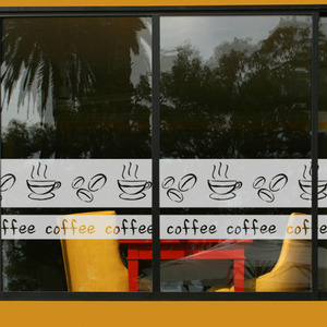 커피스티커 커피숍스티커 카페스티커시트지 까페시트지 커피불투명시트지 카페썬팅 ia093-커피패턴 반투명(중형) 