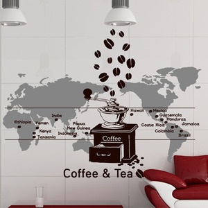 카페스티커 커피숍스티커 커피스티커 카페시트지 까페시트지 커피불투명시트지 카페썬팅 im103-COFFEE BELT(커피벨트-최상급 원두 원산지 지도)