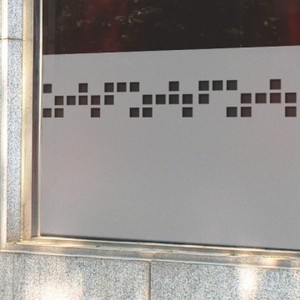 유리시트지 베란다 창문 유리창 컷팅안개시트지 BSP-014_주문제작가능 창문시트지  퍼즐