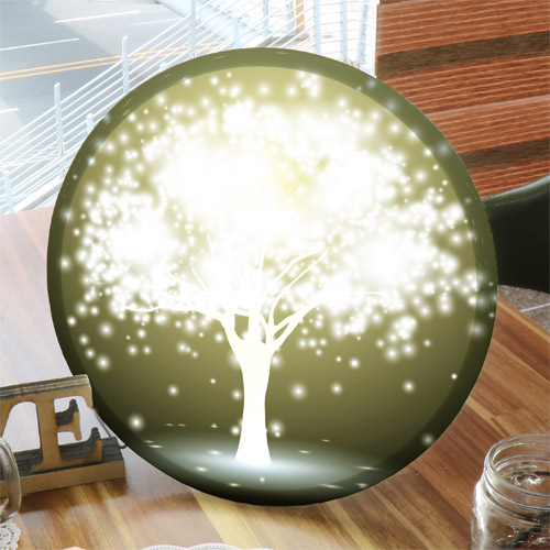 집들이 LED액자 LED 조명 수면등 인테리어액자 액자 무드 개업선물 개업식 나무 빛 밝음 눈송이 눈 눈부심 몽환적 환상적 식물 잎 gna616-LED액자35R 빛나는나무 1