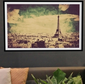 포인트시트지 거실시트지 매장시트지 cs032-파리와 함께 살아온 에펠탑