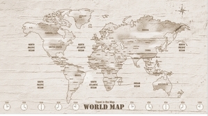 벽면세계지도 아이방세계지도벽지 어린이 세계지도시트지 ap442 뮤럴벽지_(맞춤제작 상품) World Map Wall