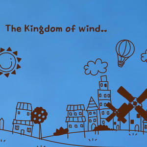 어린이집 포인트스티커 유치원포인트스티커 시트지 ik007-the kingdom of wind(big)-바람의 언덕