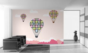 어린이집포인트벽지 어린이집시트지 어린이집거실포인트벽지 ap43521 포인트벽지 Ball2 (맞춤제작 상품)