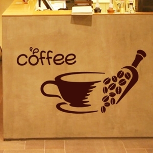 카페스티커 까페 시트지 커피숍 스티커 pc114-따스한나만의커피 