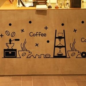 카페스티커 까페 시트지 커피숍 스티커  cj534-카페라인 