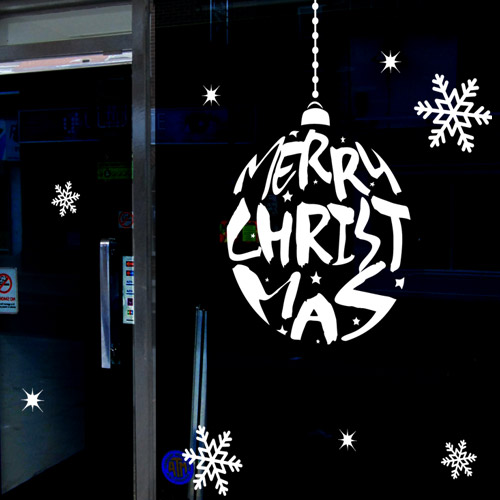 카페 크리스마스 스티커 트리 산타 시트지 눈사람 루돌프 눈꽃 창문 ggis729 크리스마스 볼 대형