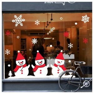 눈사람 스노우맨 겨울 스티커 크리스마스 시트지 창문꾸미기 트리 나무 유리 cggm502 신나는 크리스마스