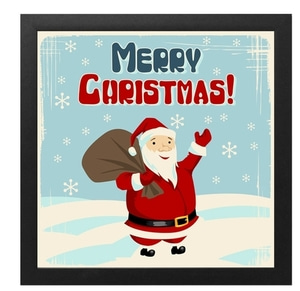 산타액자 크리스마스인테리어액자 크리스마스 액자 성탄절 겨울 풍경 인테리어소품 디자인액자 벽걸이액자 cx447빈티지스타일