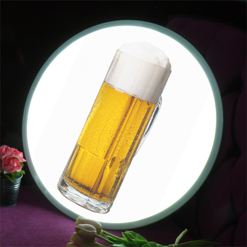 액자 인테리어액자 소품 장식 포인트 LED액자ed 맥주 여름음료 보리 시원한 500 한잔 유리잔 거품 호프 매출 치맥 피맥 gnb213-LED액자45R 생맥주2